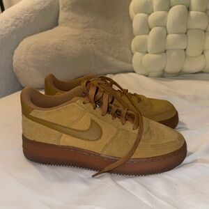 Tan Suede Nike Air Forces